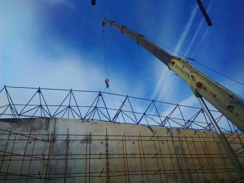 嘉定食堂网架结构工程